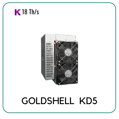 Goldshell-KD5, Goldshell Kd5 Miner, Goldshell Kd5 18 Th/s , Kadena Miner